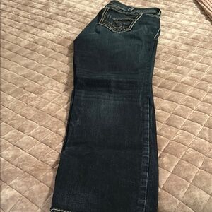 Women's Dark Blue Jeans